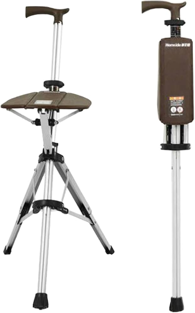 ステッキチェア 椅子付き杖 持ち歩ける椅子 杖 椅子 折り畳み杖 滑り止め Amazon.co.jp: Hemeide ステッキチェア 椅子付き杖 持ち歩ける